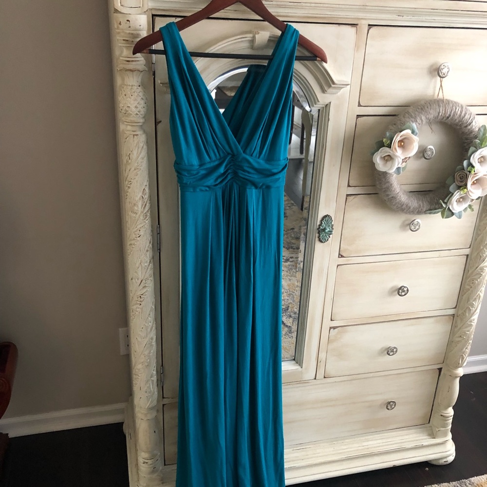 Teal dress